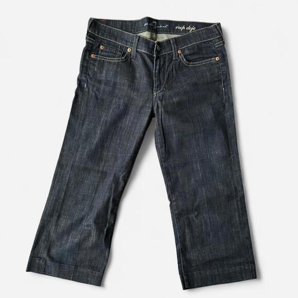 7 For All Mankind Women's Navy and Blue Jeans - Picture 1 of 4